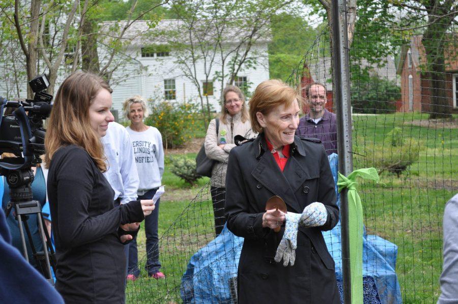 UIS Campus Community Garden officially dedicated