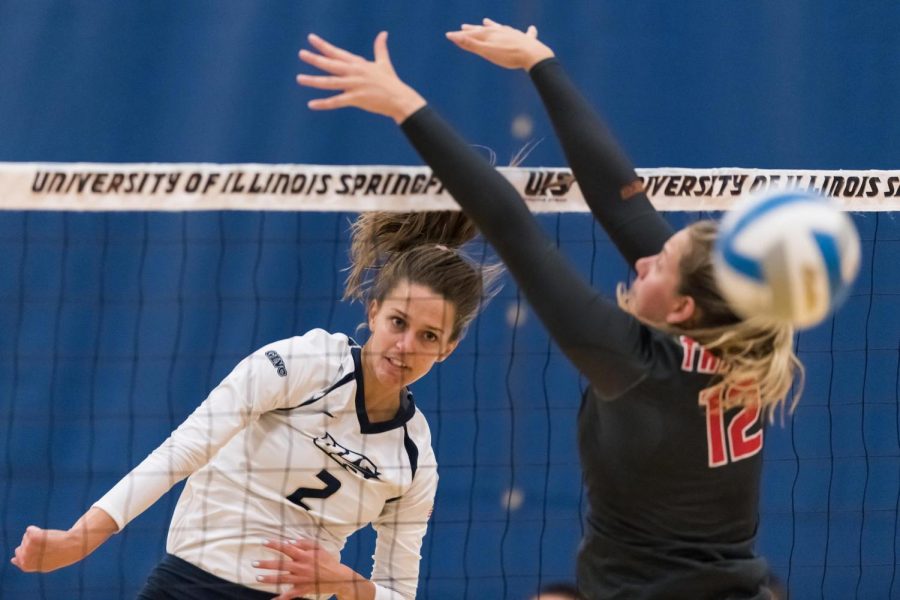 University of Illinois Springfield  Volleyball Ends Road Trip With 3-0 Victory Over Quincy