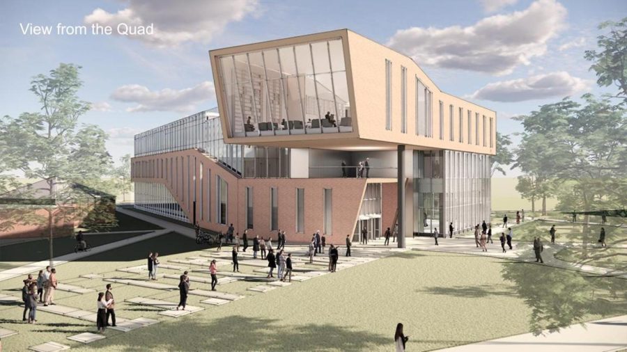 New Library Design from the Quad | Photo Credit: Bailey Edward Design Team