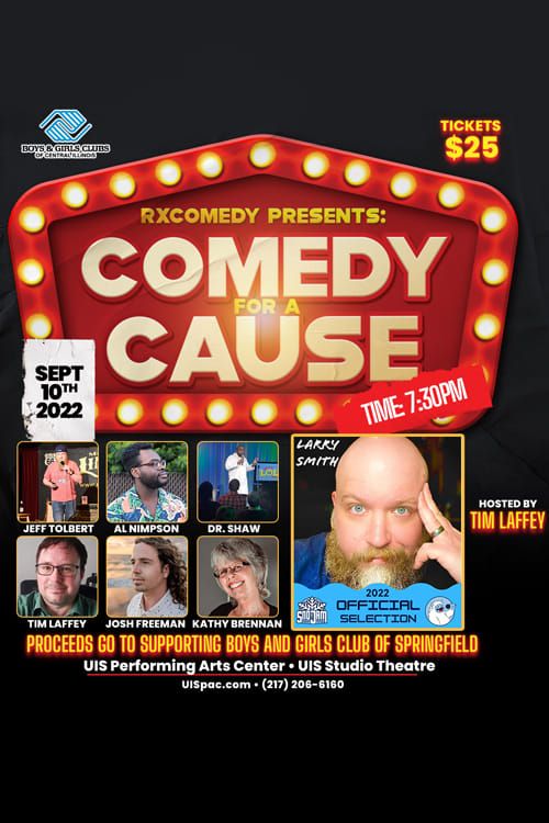 Flyer for Comedy For A Cause. | Photo Credit: RXComedy