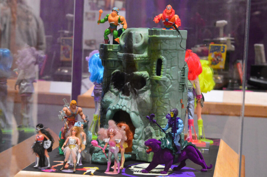 A Display of Various Toys on a He-man play set. | Photo credit: Ethan Vergara