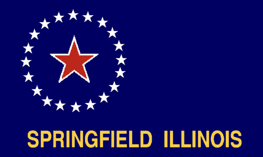The Flag of the City of Springfield, Illinois | Photo credit: The North American Vexillological Association