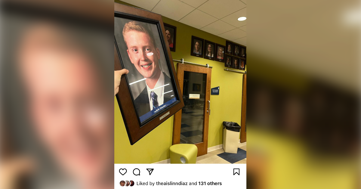 Franco Holding Picture of Former SGA President Kyle Stauder | Photo Credit: Instagram