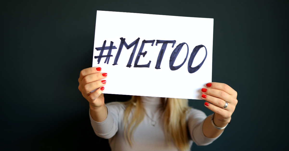 Person holding MeToo Sign | Photo Credit: Unsplash