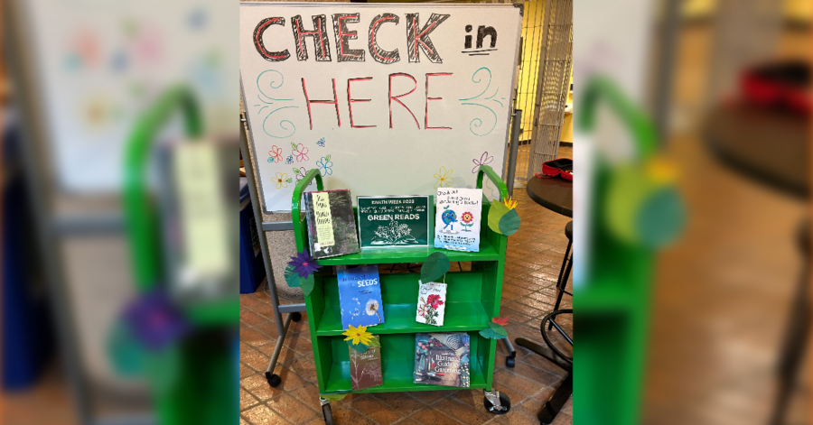 Brookens Green Reads Book Display | Photo credit: Grace Nance