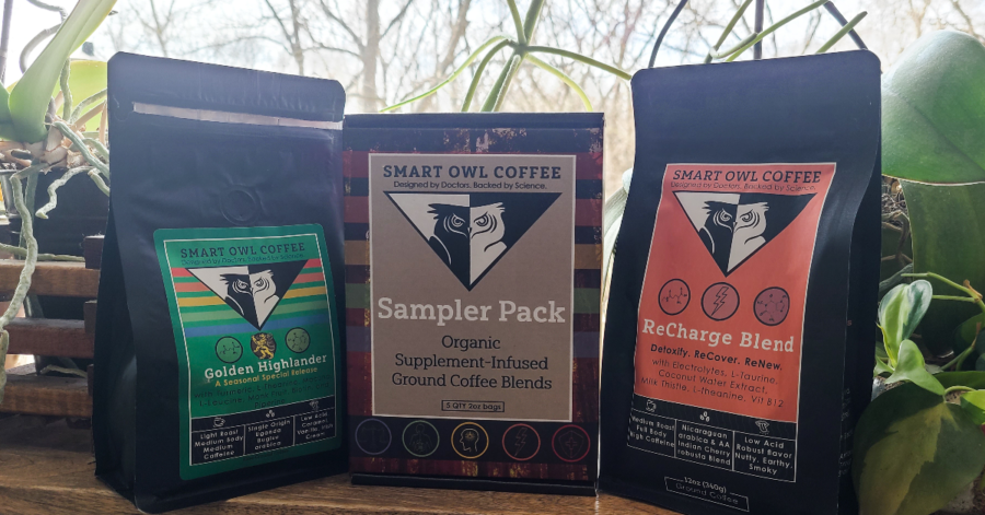 A Selection of Blends and a Simpler Pack from Smart Owl Coffee | Photo credit: Ethan Vergara