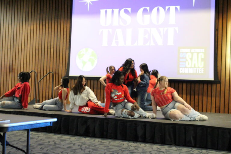 A team of Contestants dancing at the UIS Got Talent | Photo credit: Bwayisak Tanko