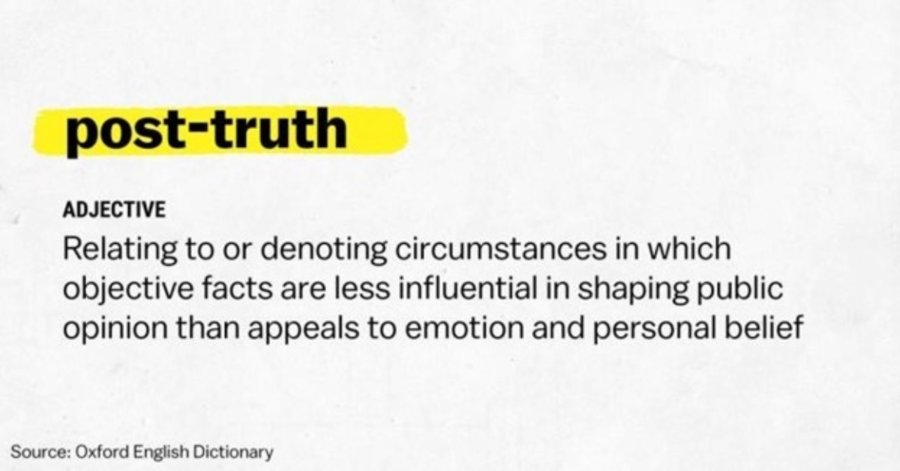 Definition of “post-truth” | Image source: Vox.com