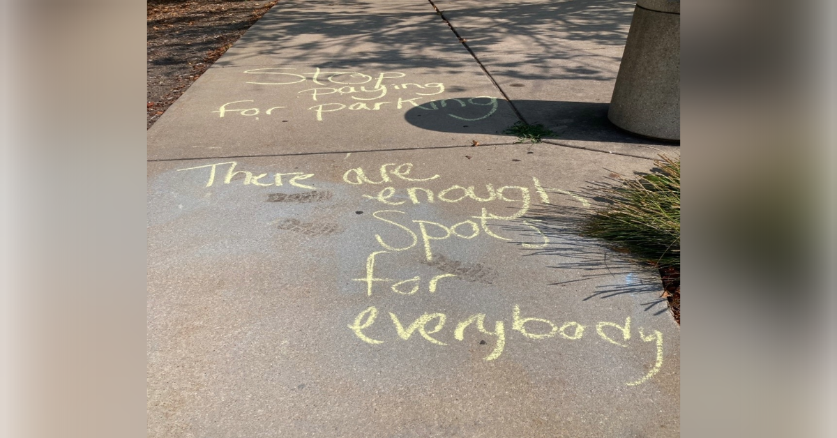 Anonymous parking Revolt | Picture by: Jason R. Piscia