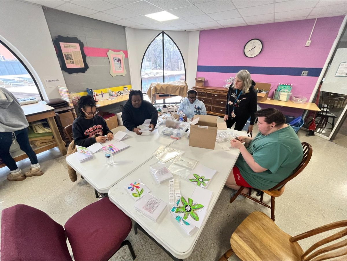 UIS volunteers support Women’s History Month service project with ‘Wooden It Be Lovely’