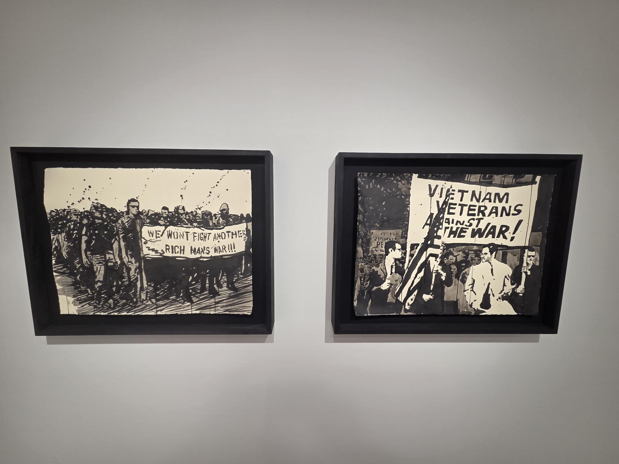 Anti-war veteran and artist Aaron Hughes speaks on 'creative resistance'