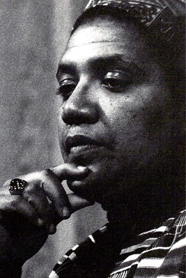 Audre Lorde at a writing seminar she led in 1980. Image sourced from openverse.org.